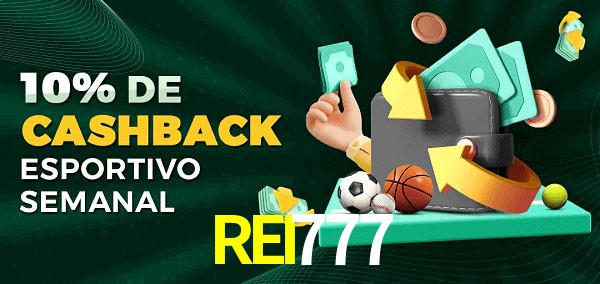 10% de bônus de cashback na REI777